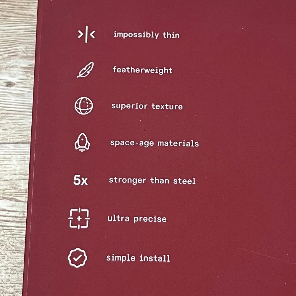Latercase Pixel 9 Pro Crimson Impossibly Thin Phone Case Featherweight Open Box